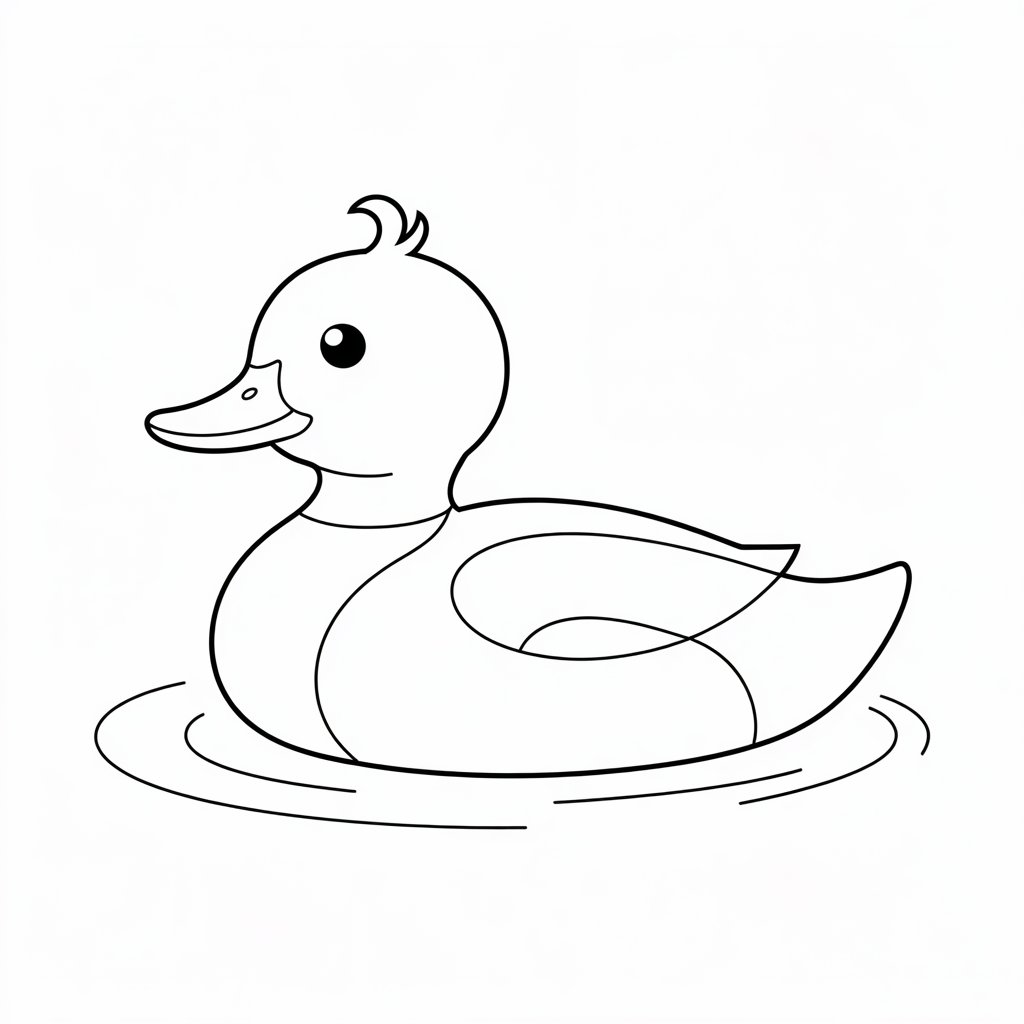 coloriages canard
