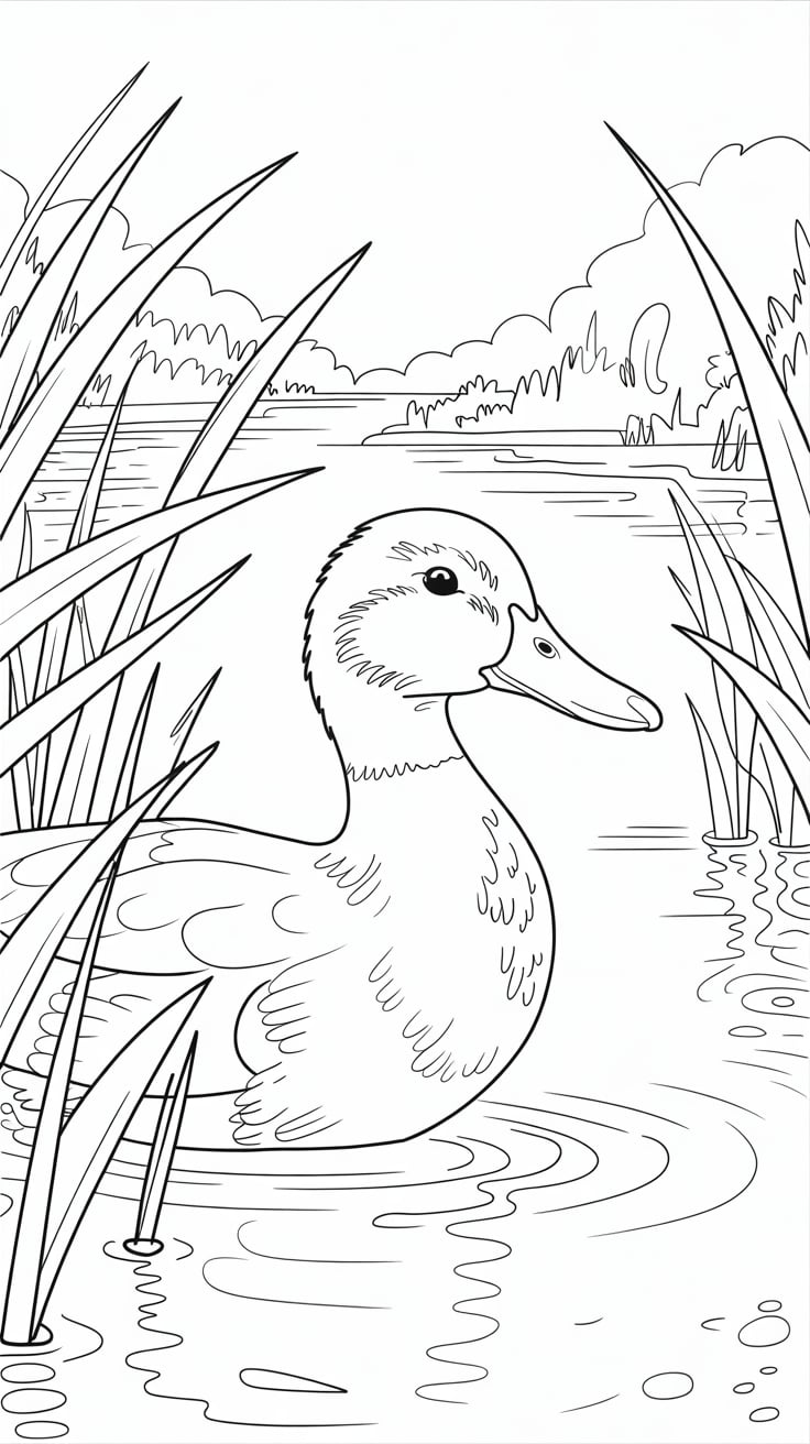 dessin animé vilain petit canard
