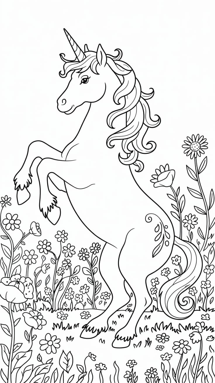 dessins licorne
