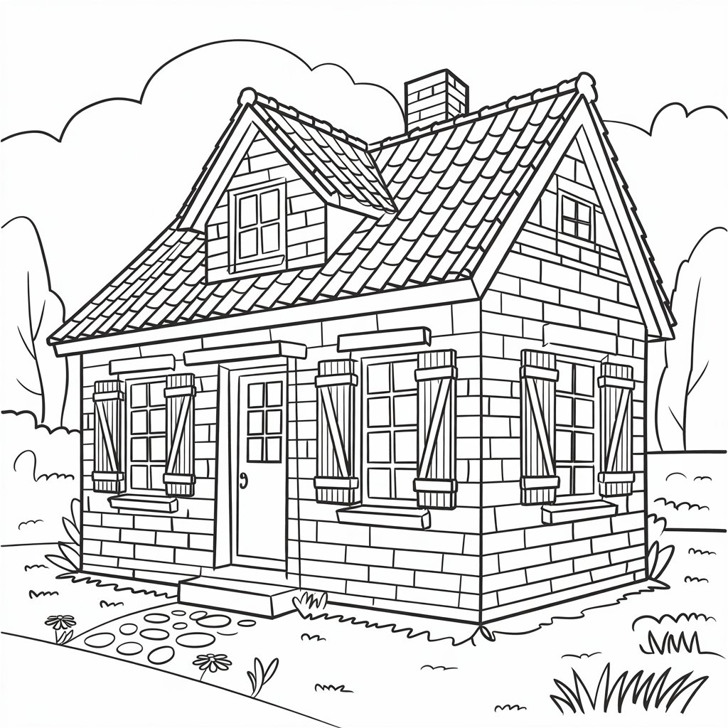 dessiner une maison en 3d