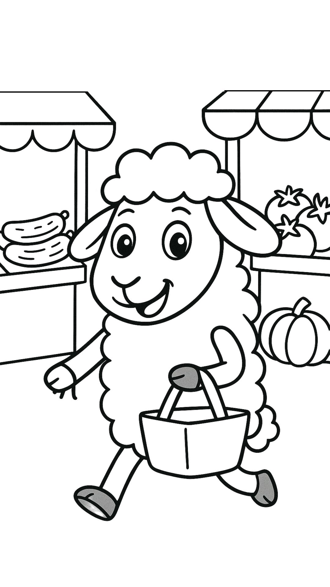 coloriage mouton a imprimer