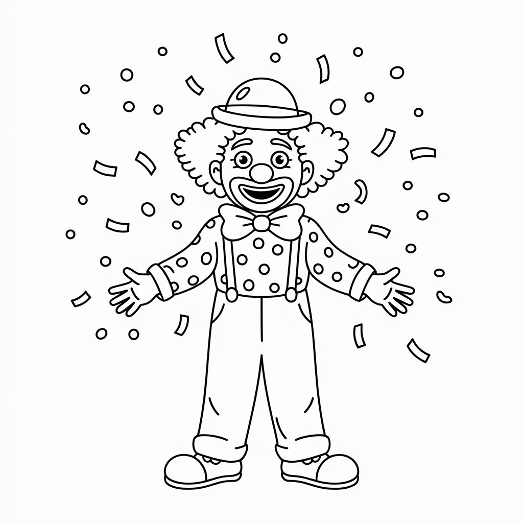 dessiner clown