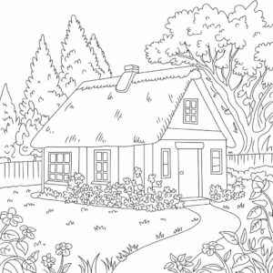 comment dessiner une maison