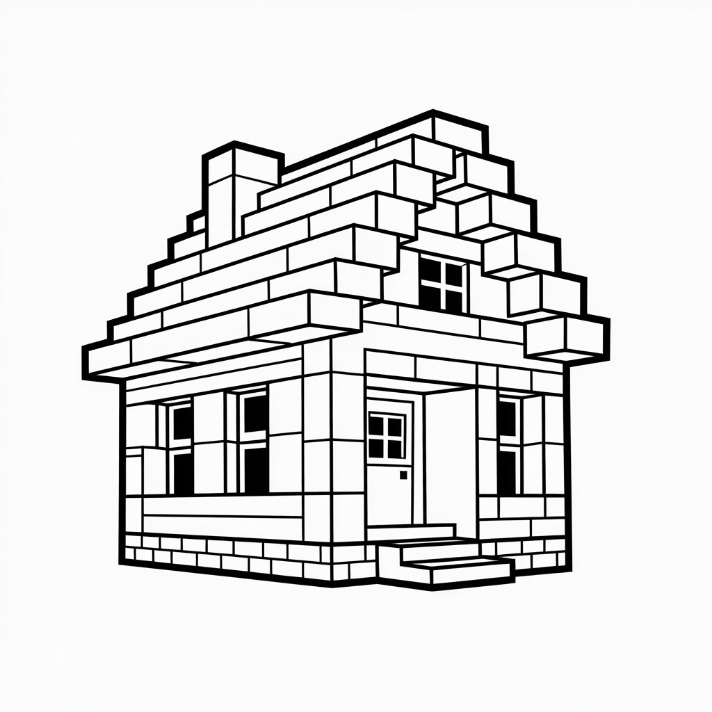 dessin maison facile