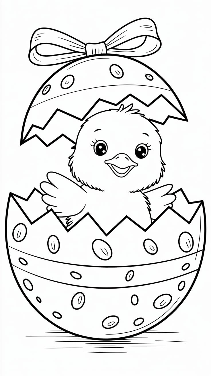 coloriage a imprimer oeufs de paques