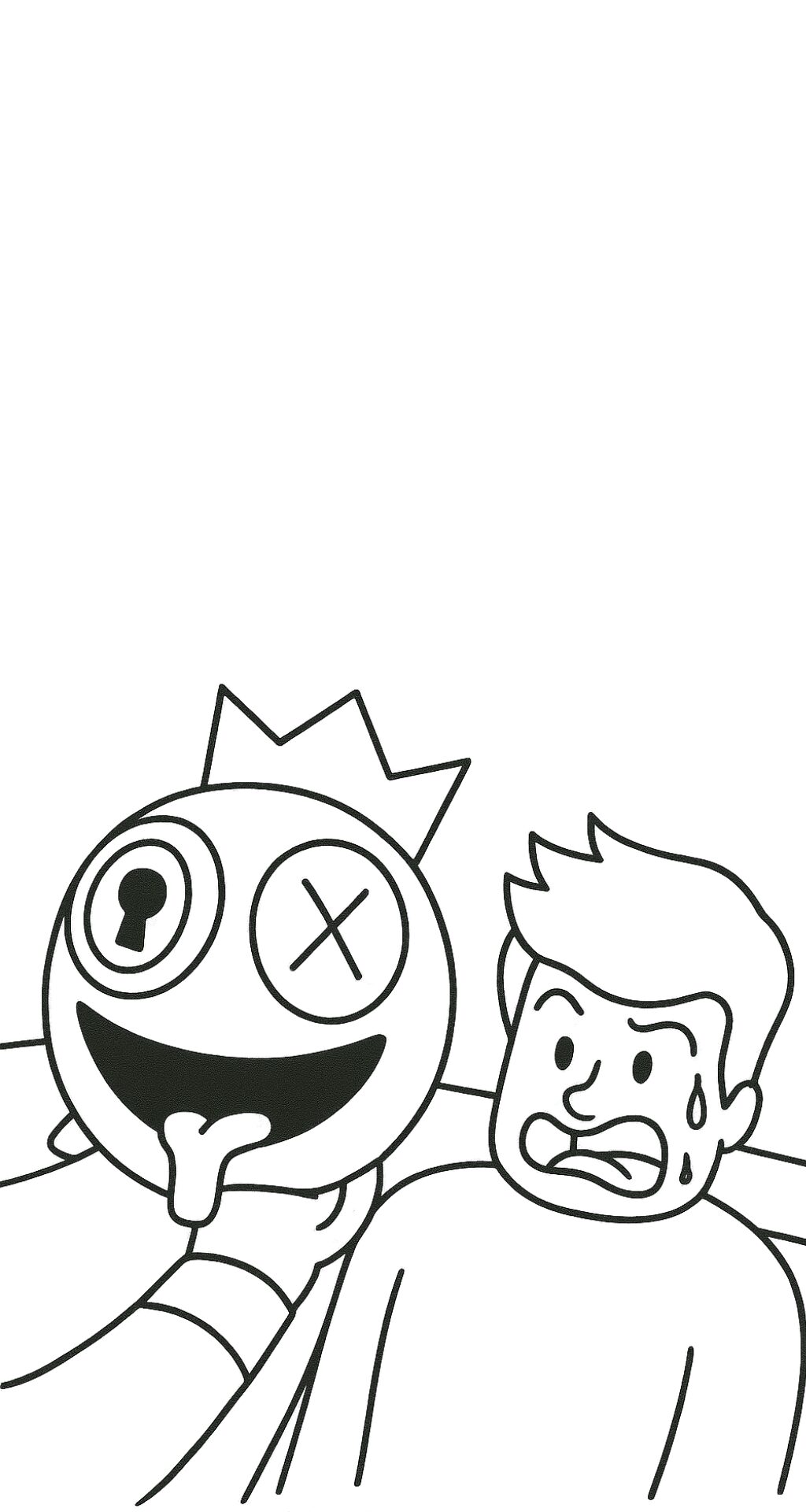 coloriage rainbow friends roblox