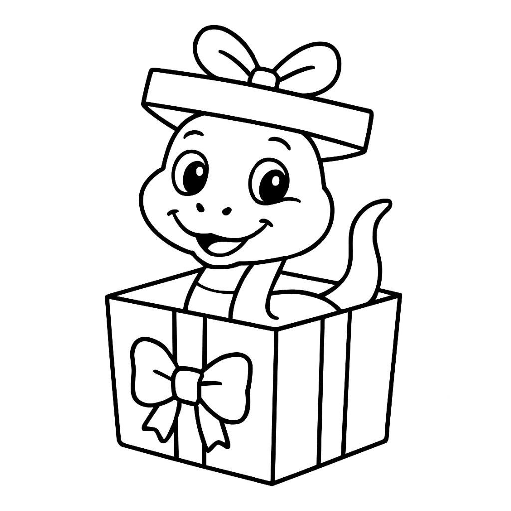 coloriage serpent à imprimer