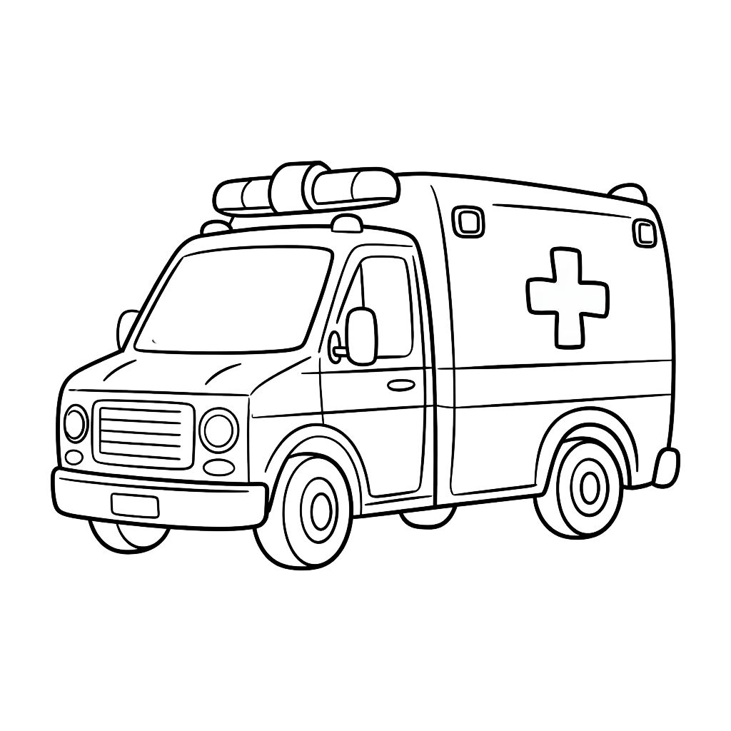 dessin ambulances