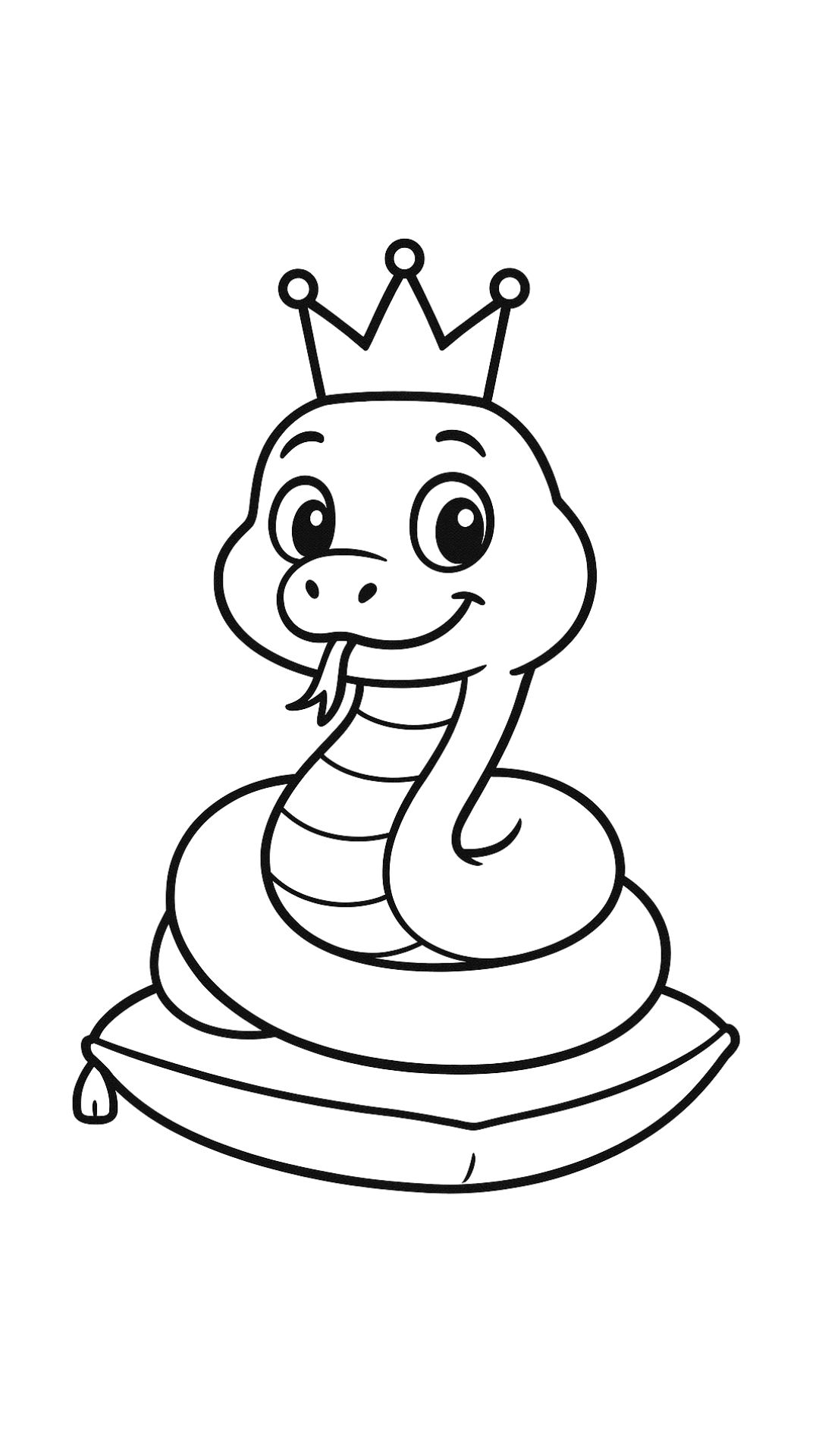 serpent coloriage