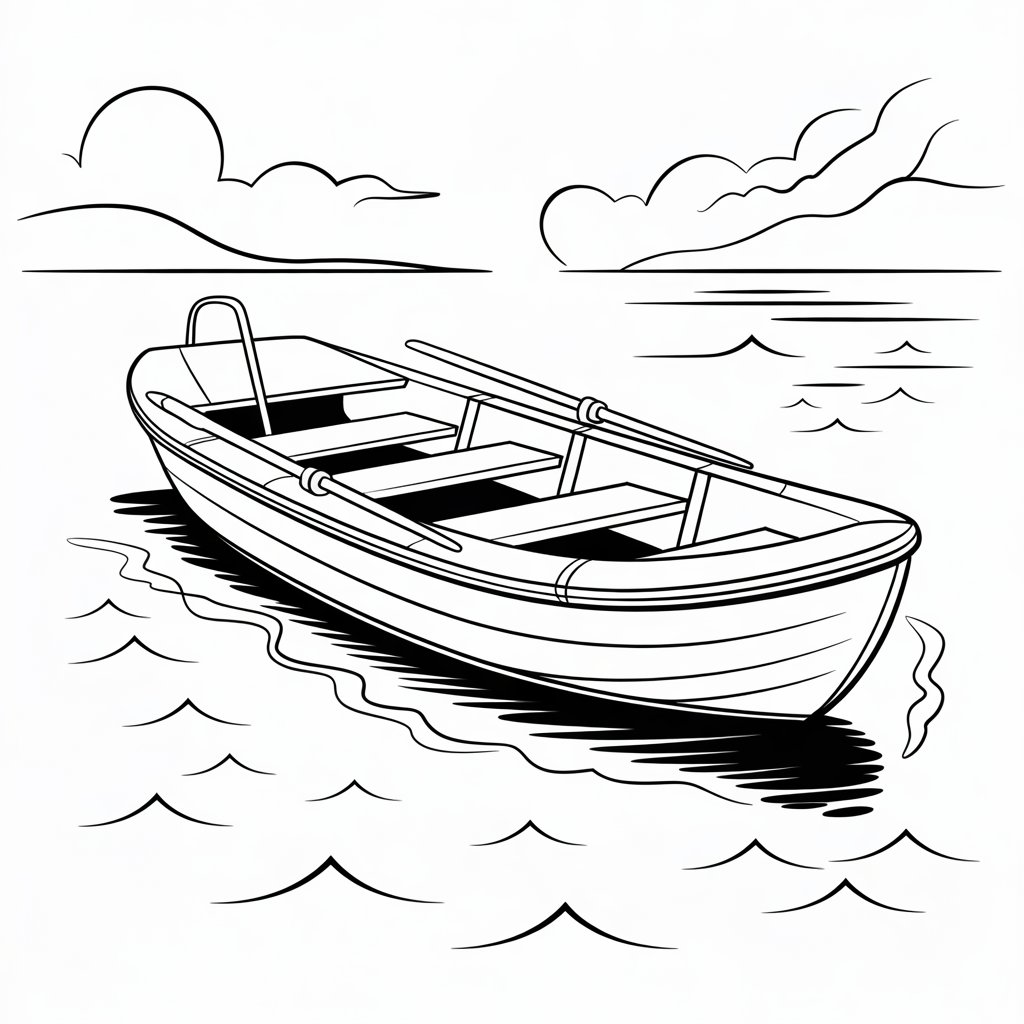 dessins bateau facile