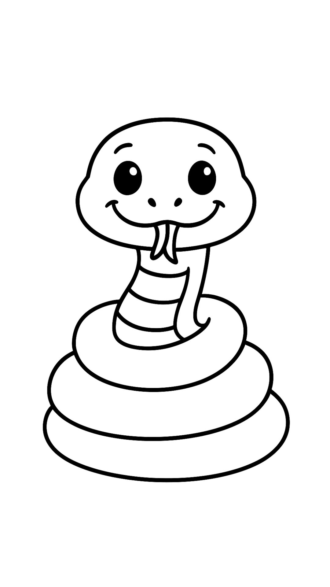 coloriage serpent imprimer