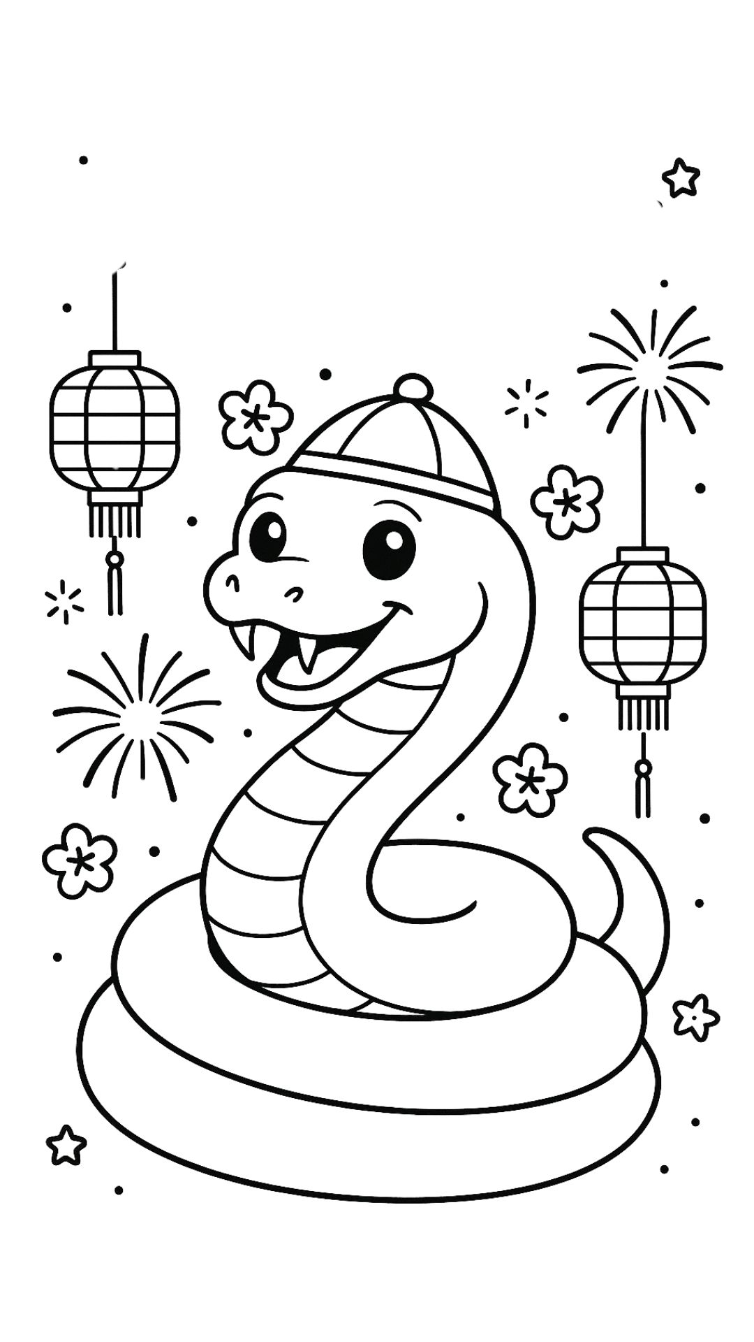 coloriage d un serpent