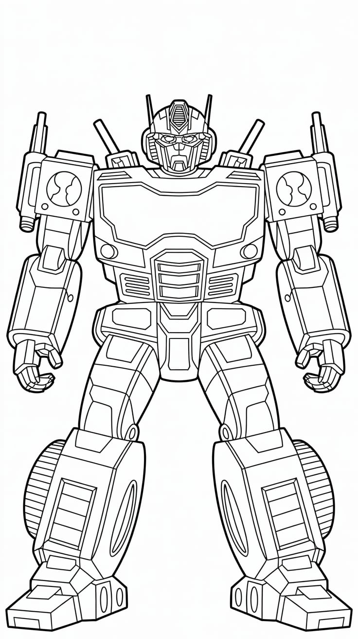 transformers coloriage à imprimer
