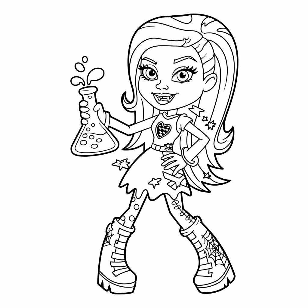 monster high coloriage