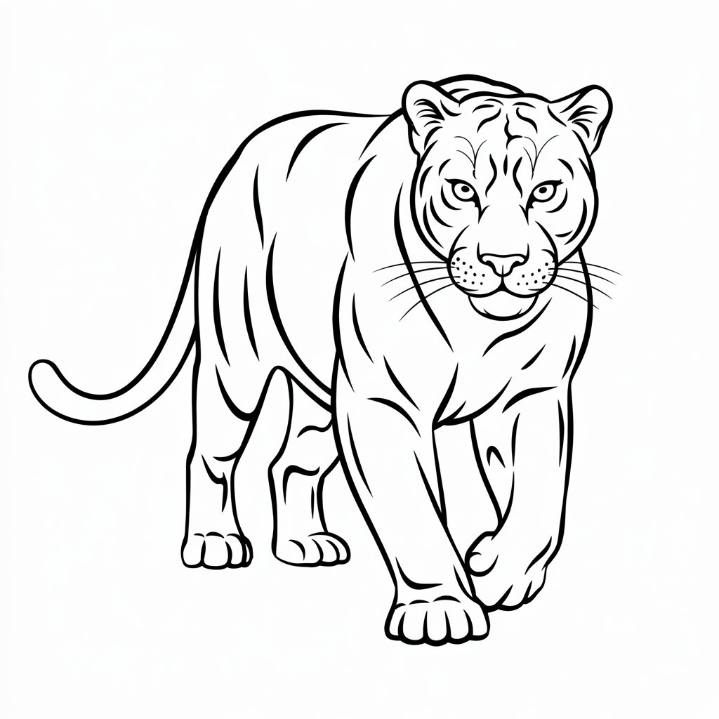 panthere noire dessin