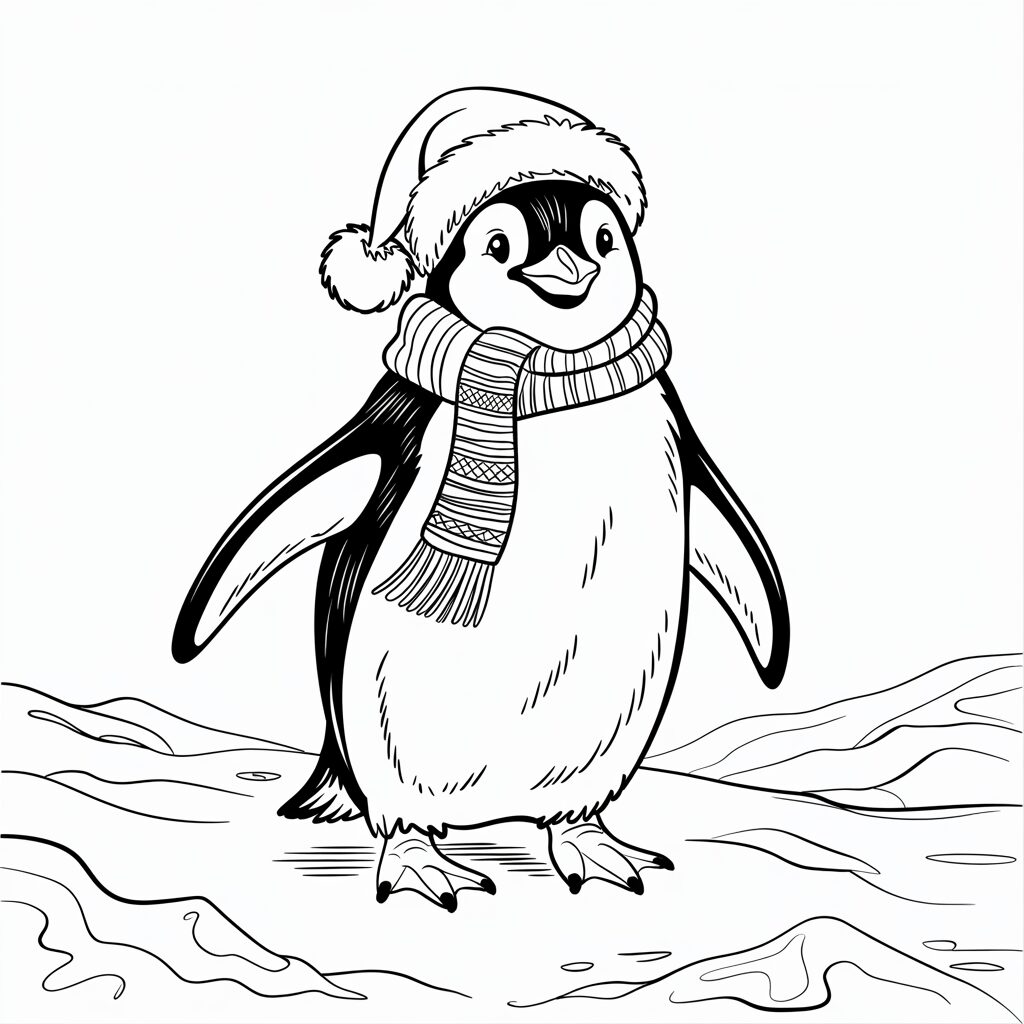 pingouin dessin