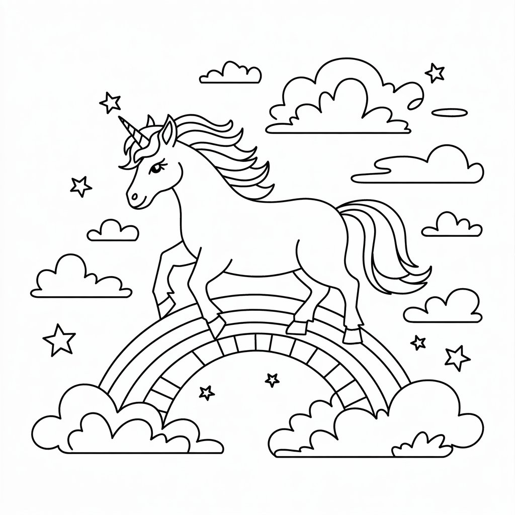 licorne dessin