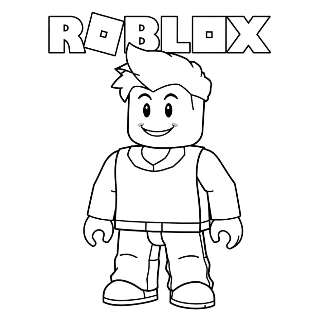 coloriage magique roblox