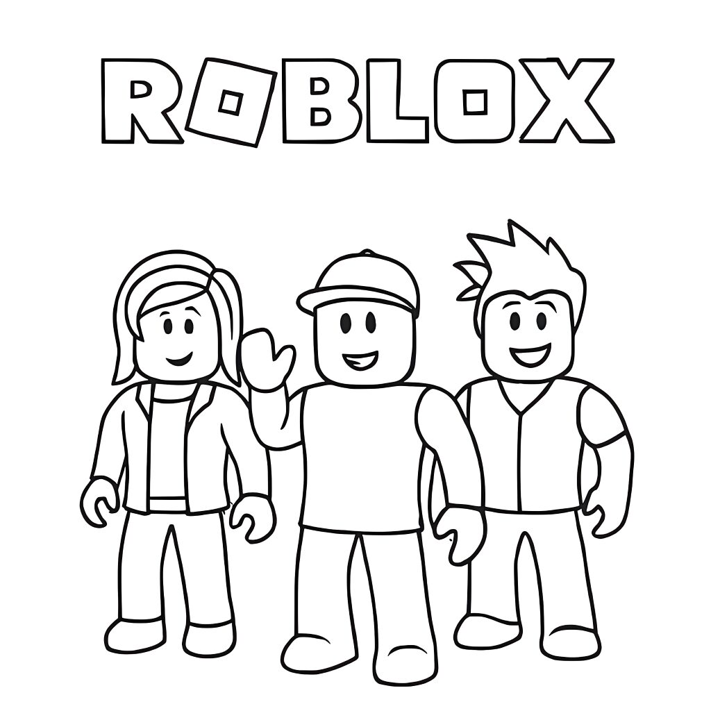 roblox coloriage à imprimer