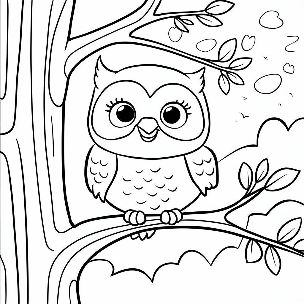 comment dessiner un hibou