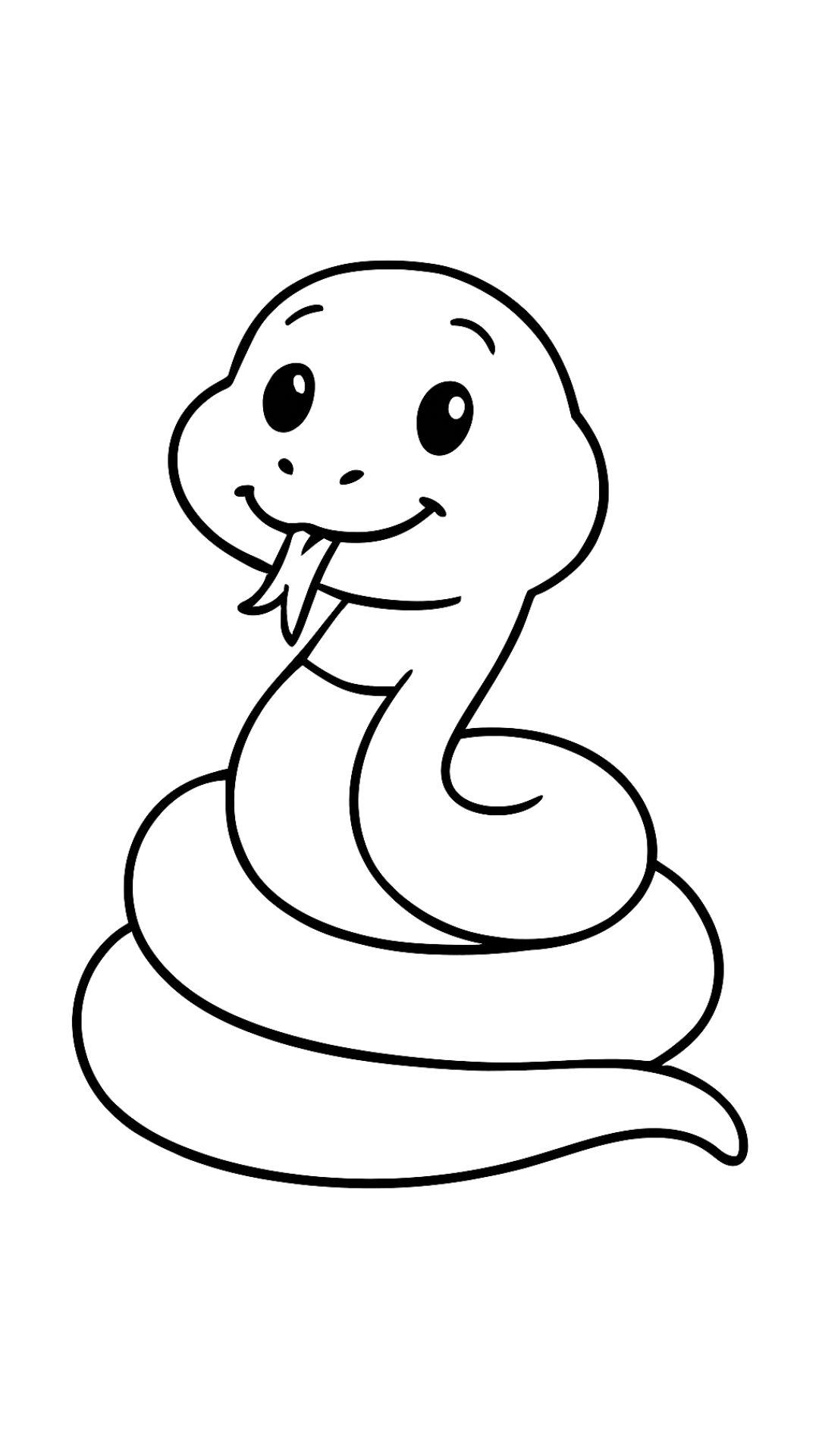 coloriage de serpent a imprimer gratuit