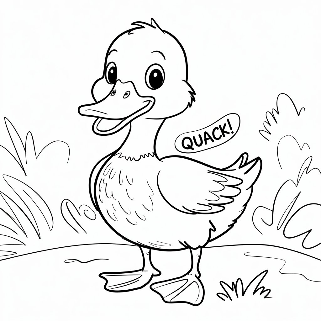 canard dessin animé