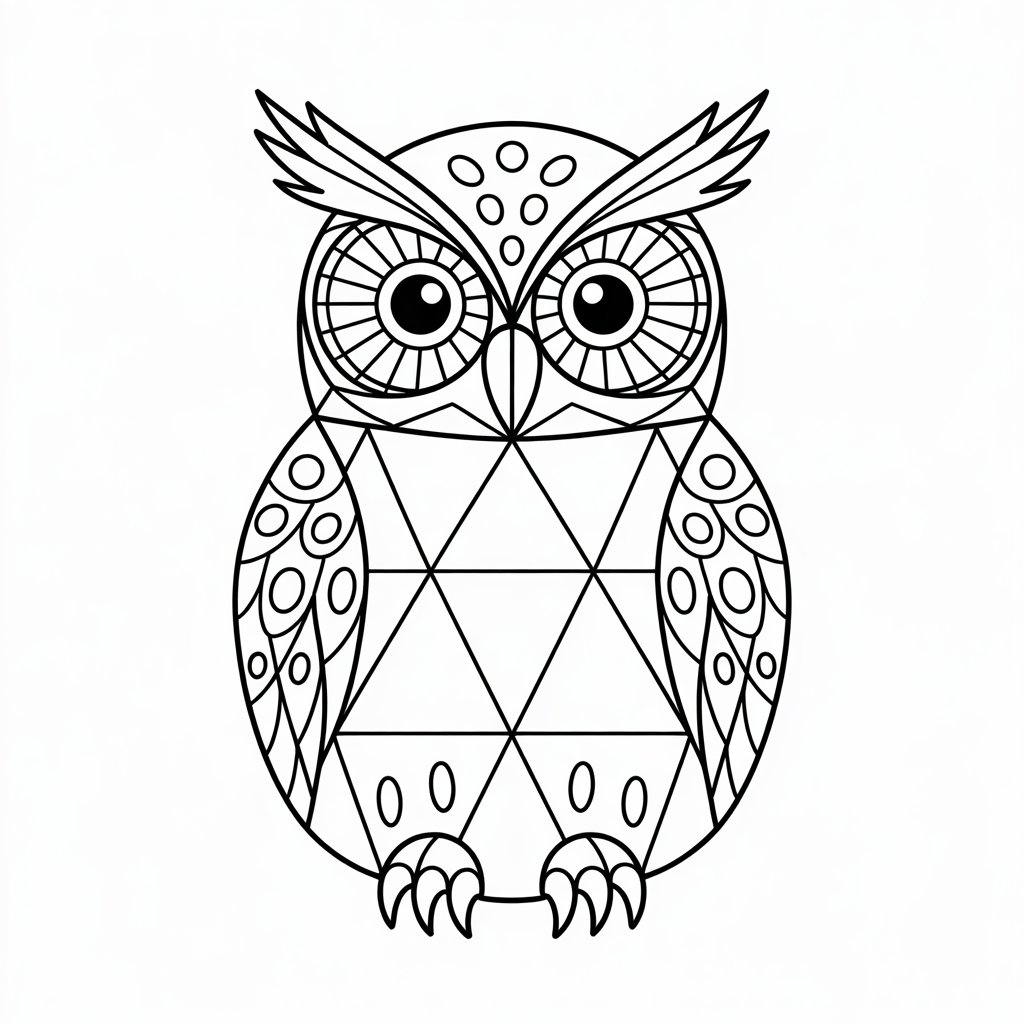 dessins hibou