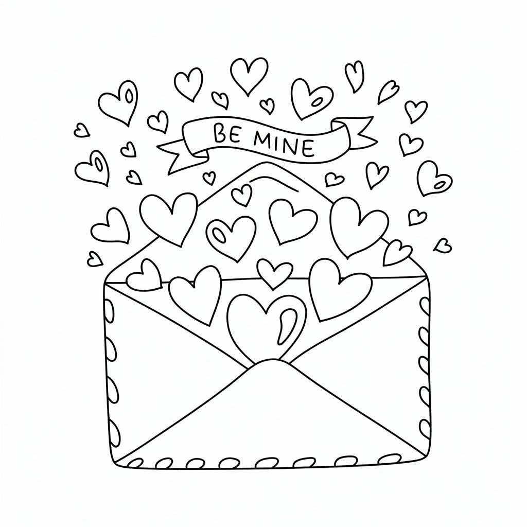 dessin saint valentin facile