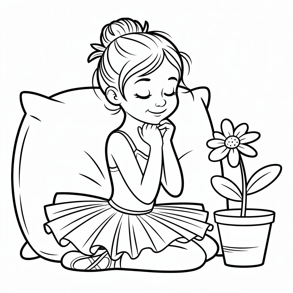 ballerine dessin danseuse