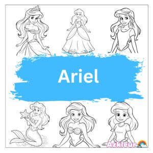 Coloriage Ariel