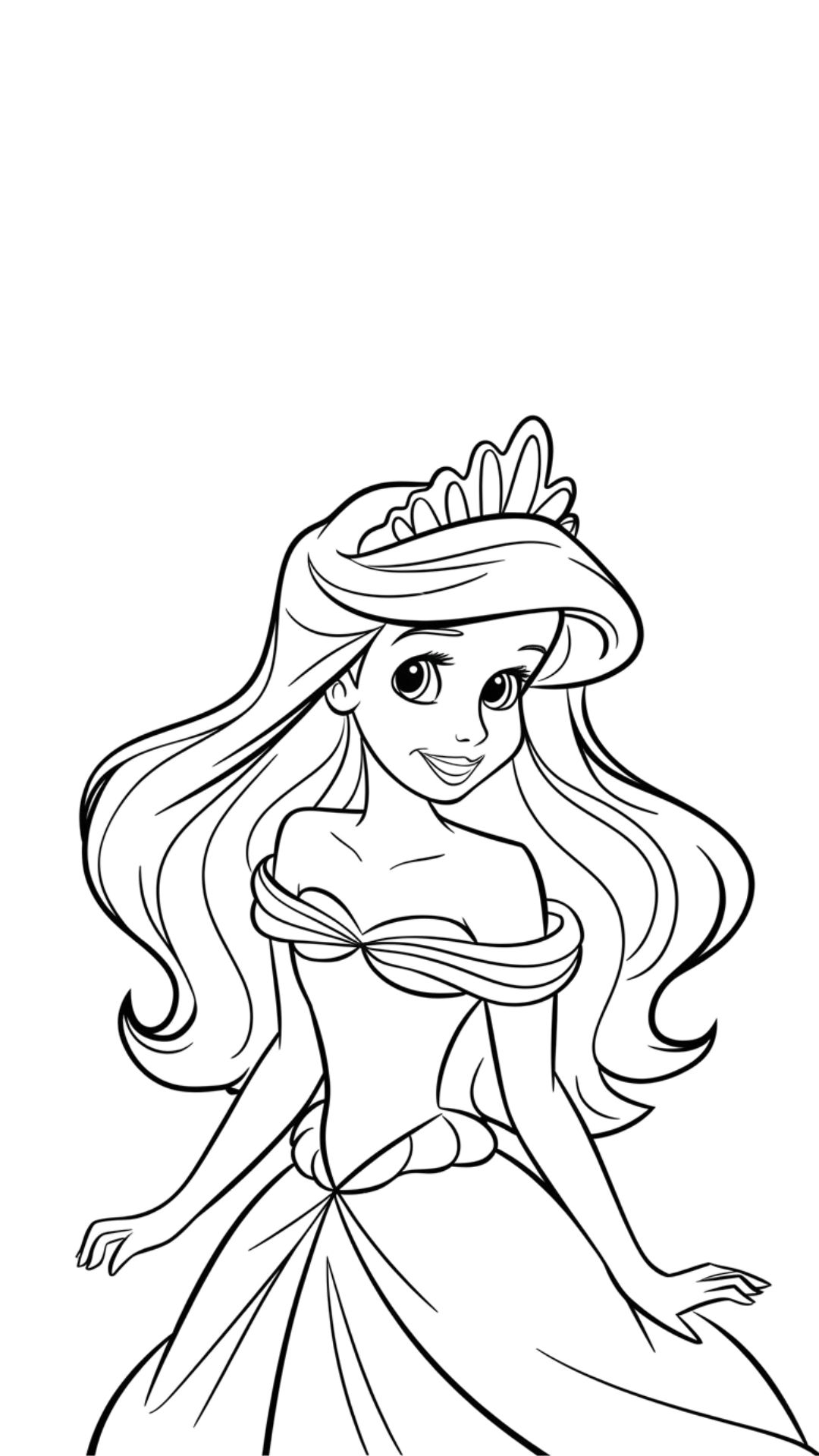coloriage ariel