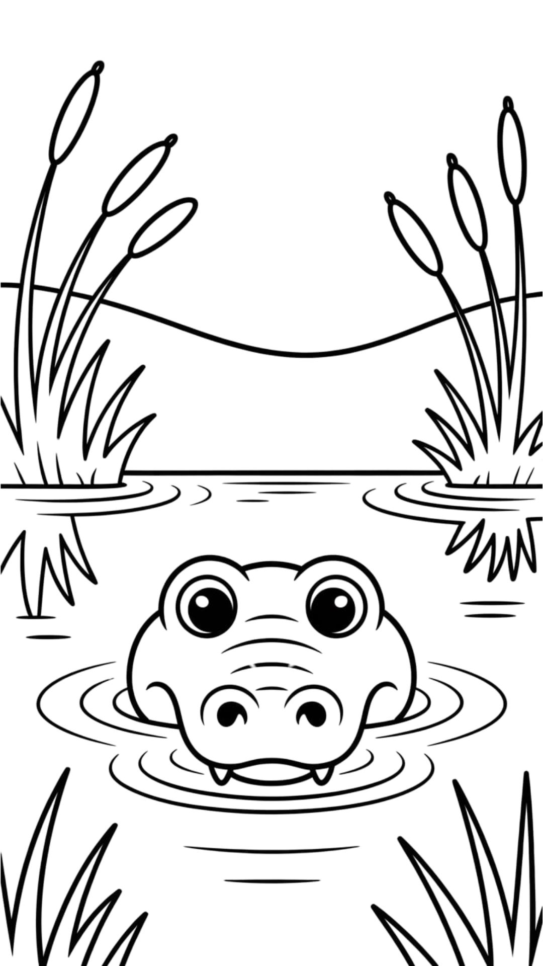 crocodile coloriage