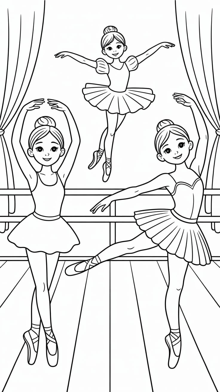 dessin de ballerine