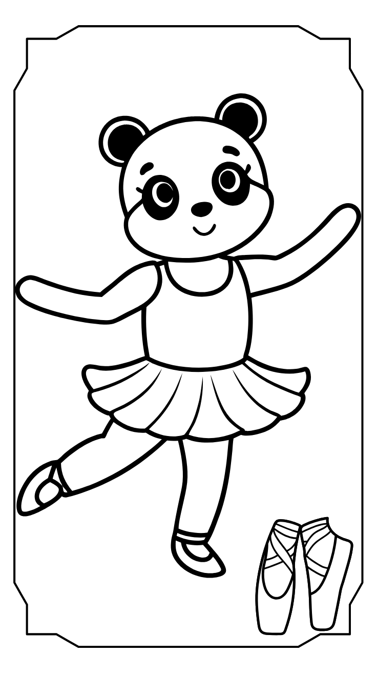 coloriage danseuse ballerina