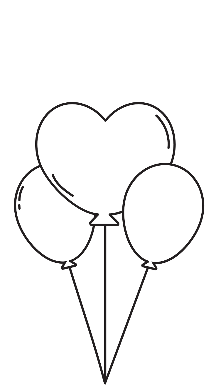 ballons coloriage