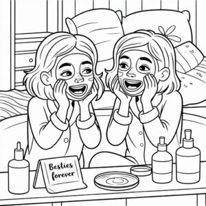 coloriage bff