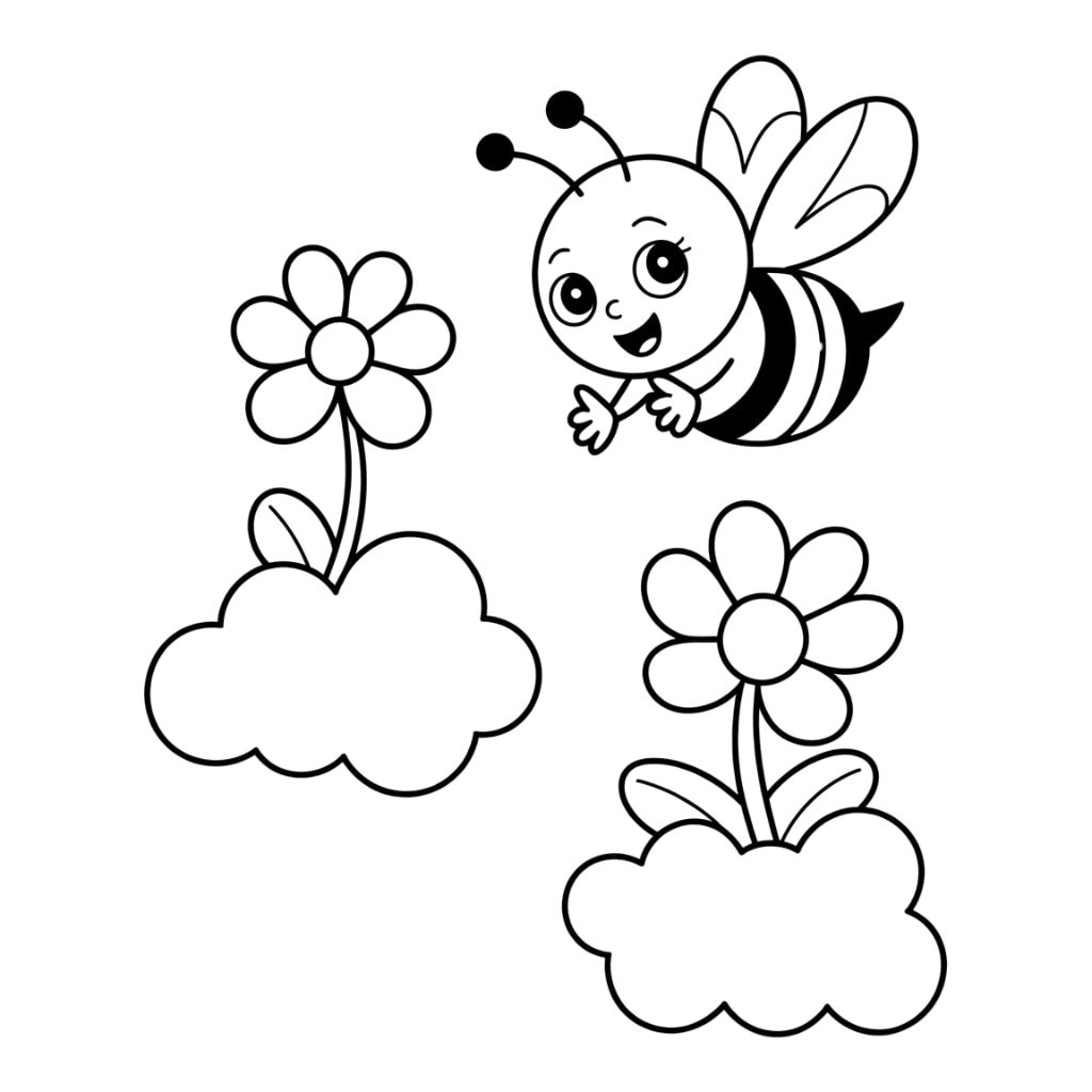 abeille coloriage imprimer