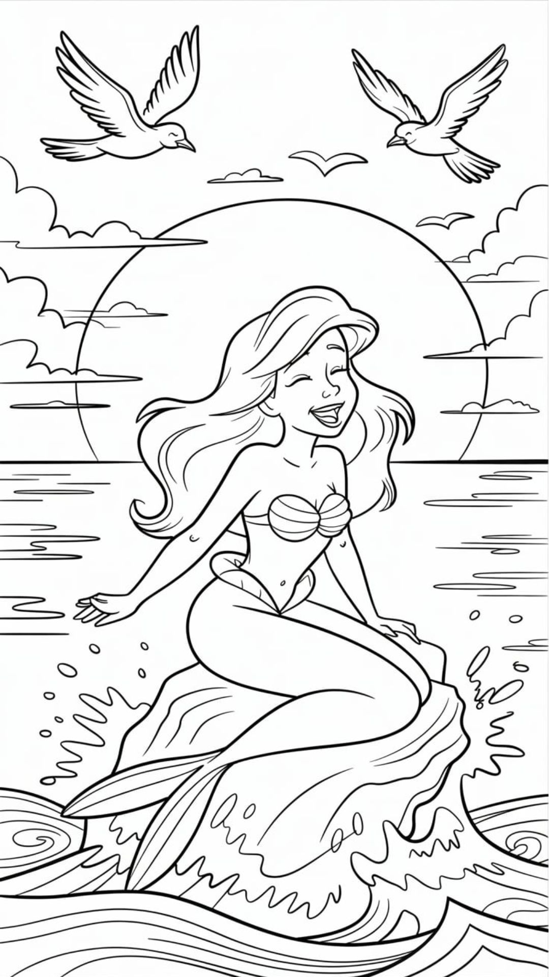 dessin animé ariel