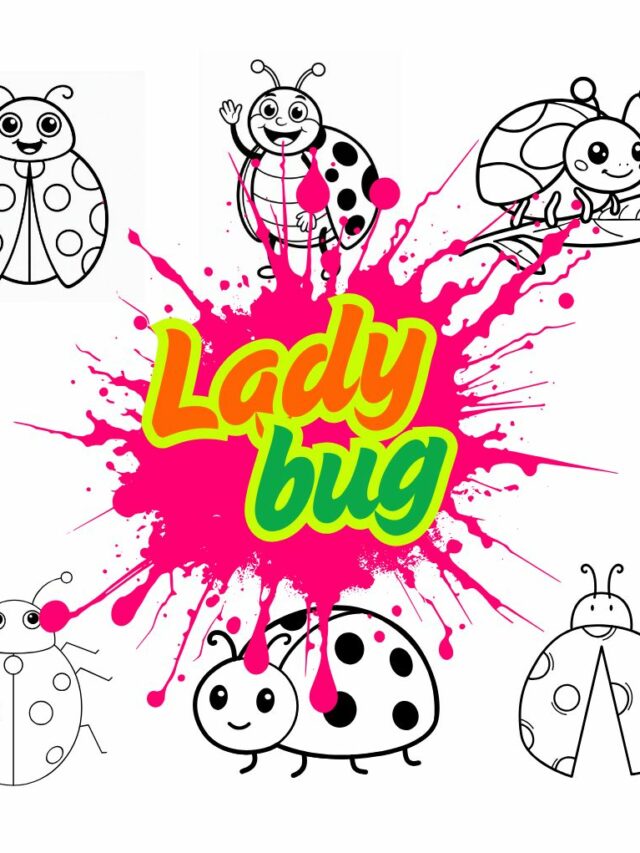 Kleurplaat Lieveheersbeestje