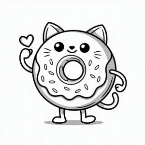 donuts dessin facile