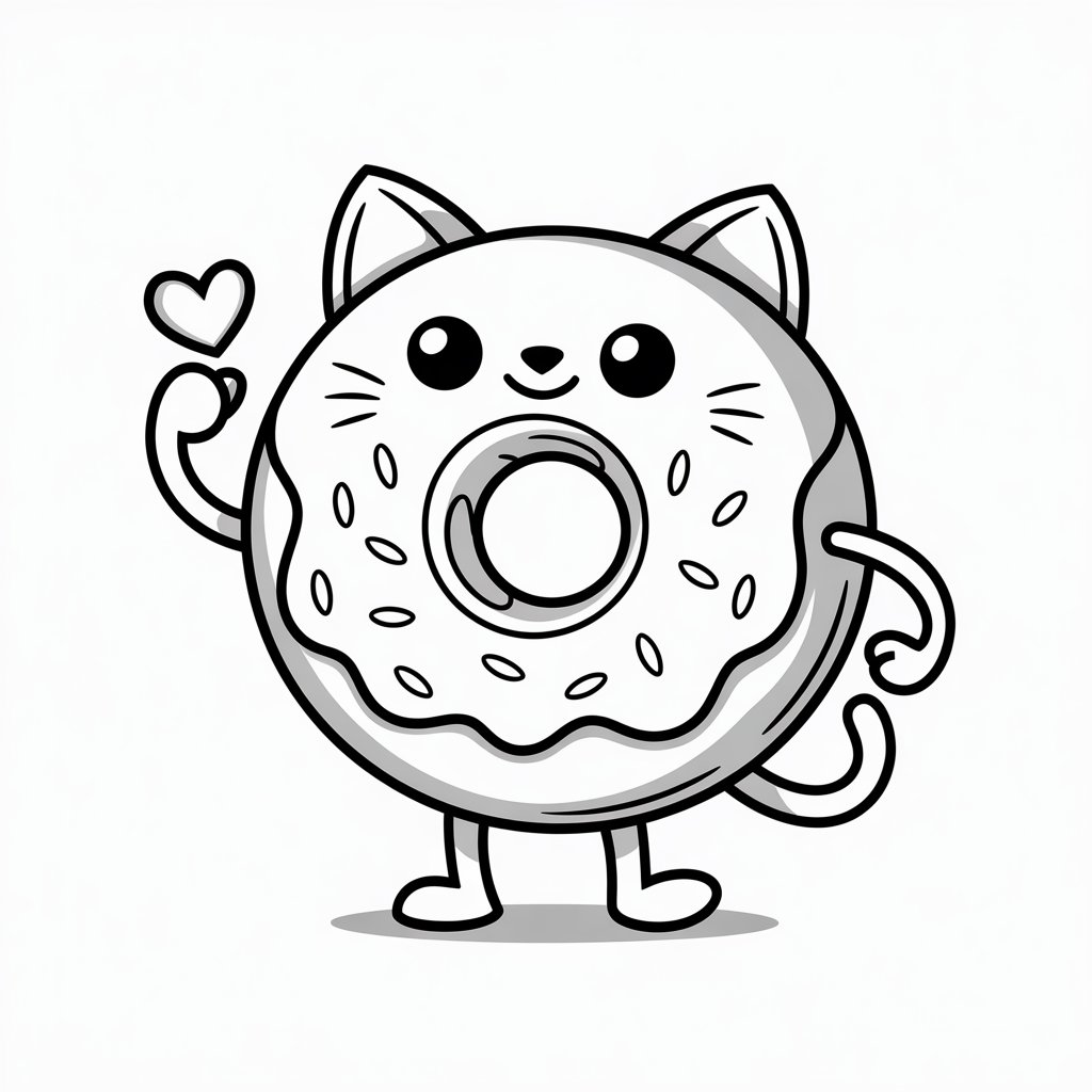 donuts dessin facile
