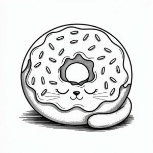 dessin donuts facile