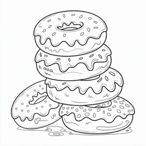 dessin donut facile