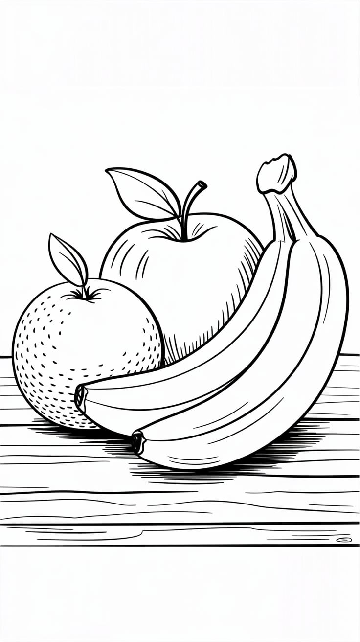 fruit et légume dessin