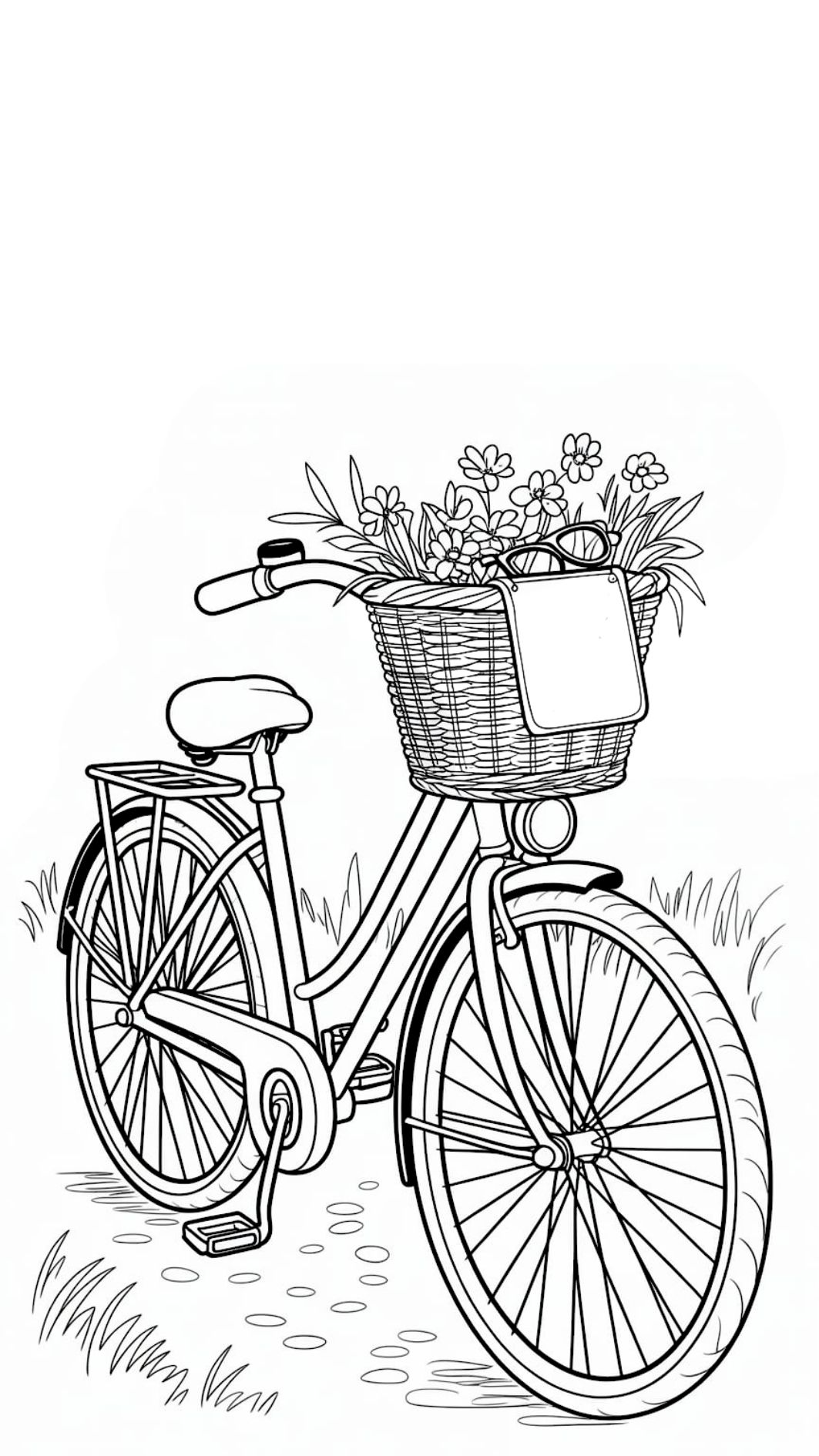 coloriage vélo