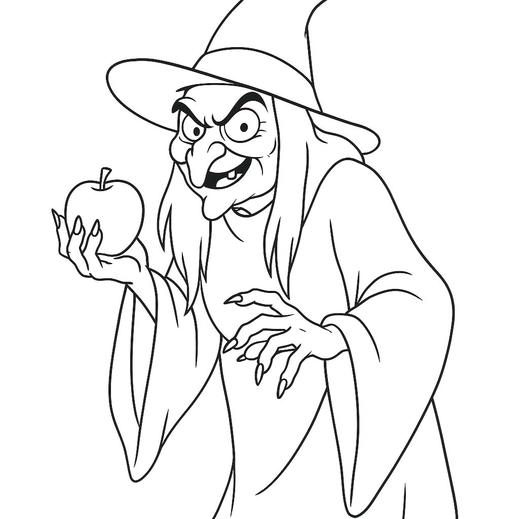 sorcière dessins animés