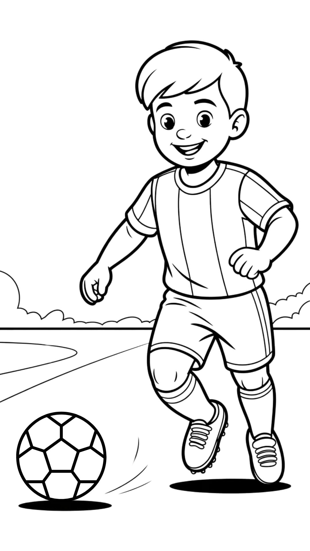 coloriage joueurs de football