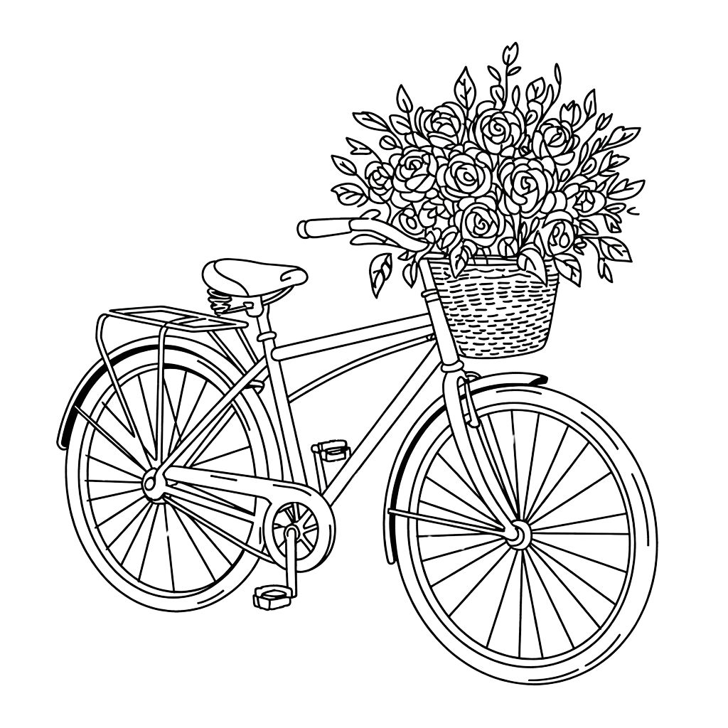 Images de Coloriage Velo