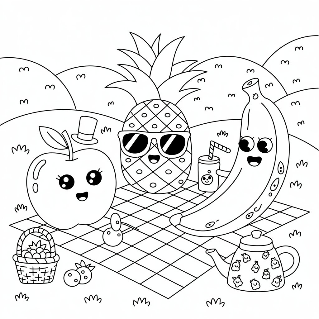 fruits dessins