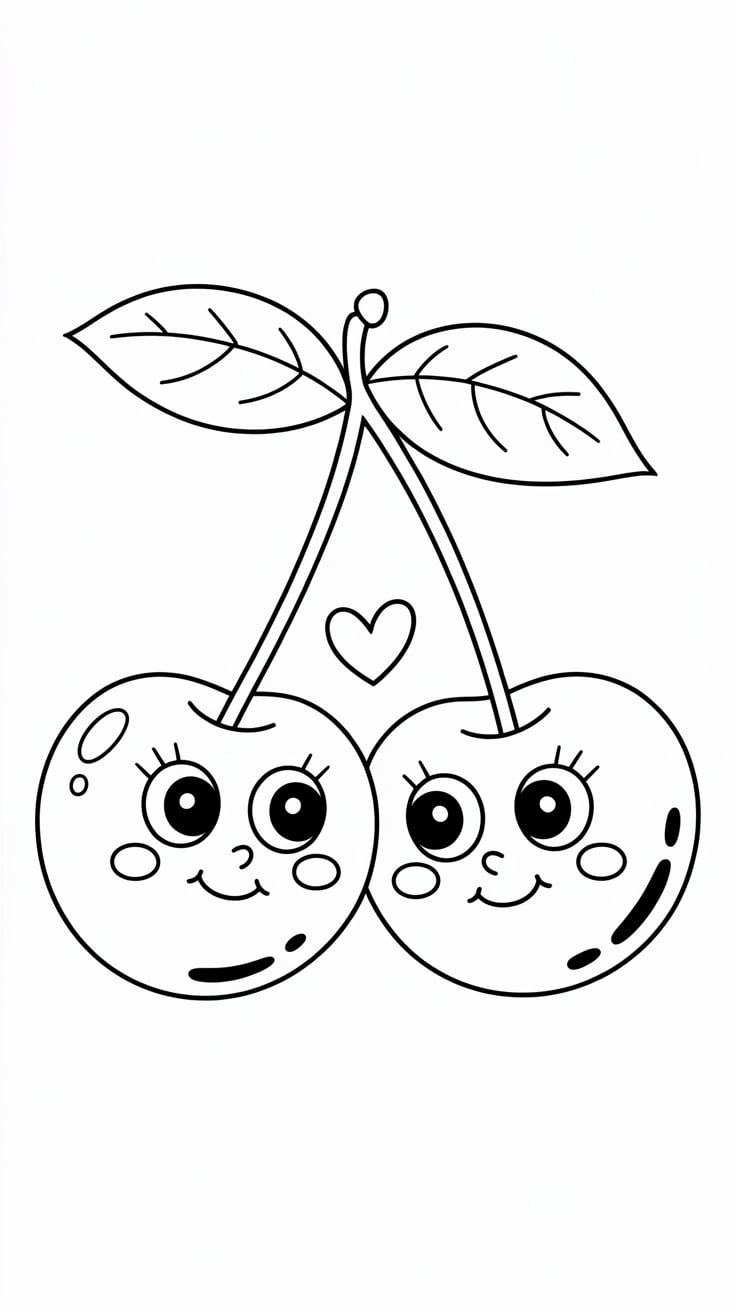 dessin de fruit facile